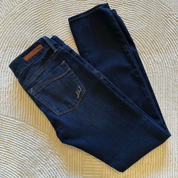 Express Dark Blue Stella low rise skinny Jean - Picture 3 of 12